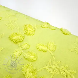 Pamuk EMBROIDERY Catchy leaves lime