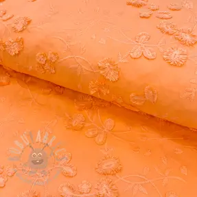 Pamuk EMBROIDERY Catchy leaves orange