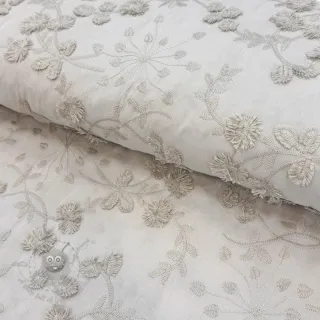 Pamuk EMBROIDERY Catchy leaves beige