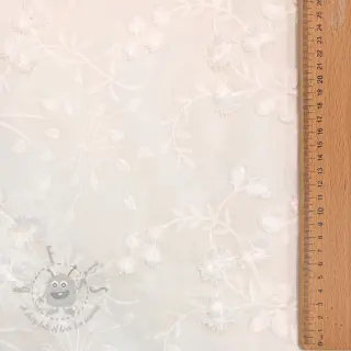 Pamuk EMBROIDERY Catchy leaves off white