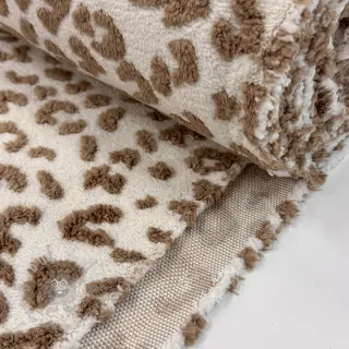 Tkanina za kapute TEDDY Panthera light brown