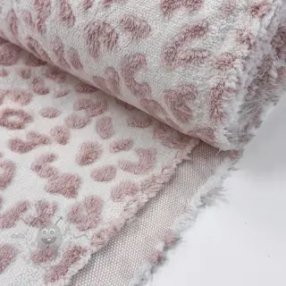 Tkanina za kapute TEDDY Panthera old pink