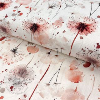 Viskoza s lanom Flower sea design C