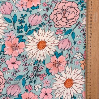 Viskoza s lanom Bright and bold design D