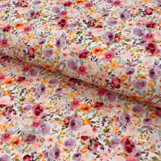 Viskoza s lanom Floral design C