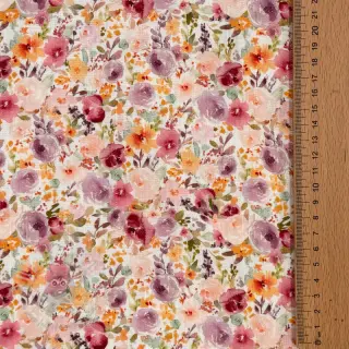 Viskoza s lanom Floral design C