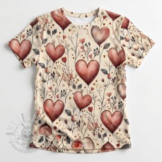 Jersey VISCOSE LYCRA HEAVY Combi design B