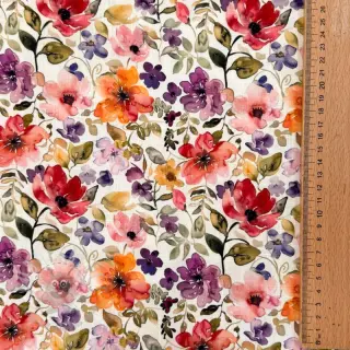 Viskoza s lanom Floral design B