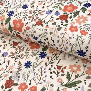 Viskoza s lanom Botanic design B