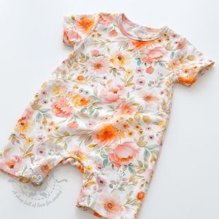 Viskoza s lanom Floral design A