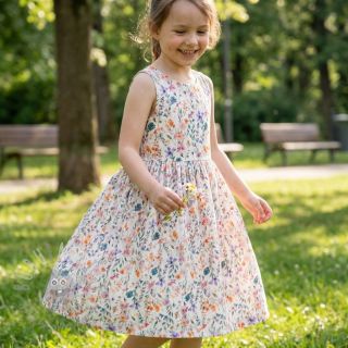 Viskoza s lanom Shabby chic design D