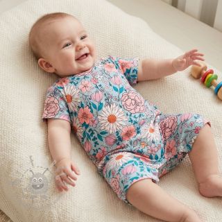 Viskoza s lanom Bright and bold design D