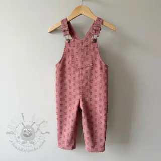 Rastezljivi baršun STRETCH Little bunny old pink