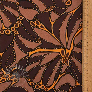 Pamuk SATIN Abstract dark brown