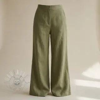 Viskoza s lanom SPANDEX moss green
