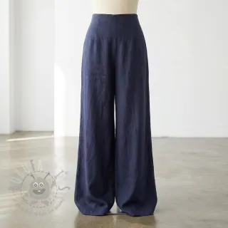 Viskoza s lanom SPANDEX marine