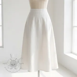 Viskoza s lanom SPANDEX off white
