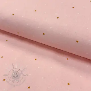 Pamuk Sweet bear star light rose ORGANIC