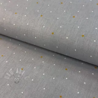 Pamuk Sweet bear star light grey ORGANIC
