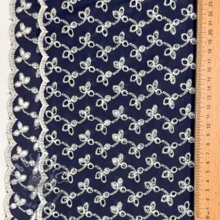Pamuk EMBROIDERY Rosemary navy