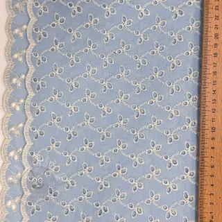 Pamuk EMBROIDERY Rosemary light blue