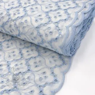 Pamuk EMBROIDERY Lilian blue
