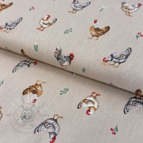 Dekorativna tkanina Linenlook Picoti multico