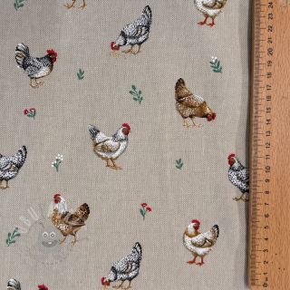 Dekorativna tkanina Linenlook Picoti multico