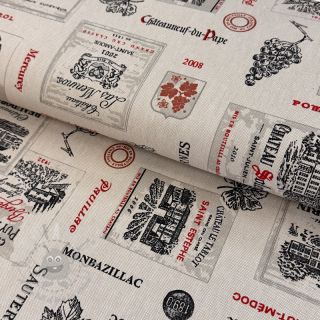 Dekorativna tkanina Linenlook Vincennes rouge