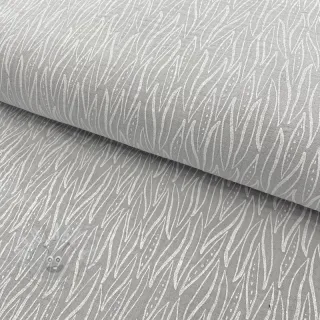 Tetra Tkanina/Muslin Leaves light grey