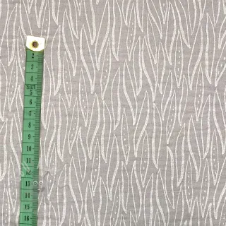 Tetra Tkanina/Muslin Leaves light grey