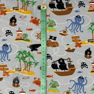 Jersey Pirates island light grey ORGANIC