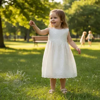 Pamuk EMBROIDERY Rosemary white