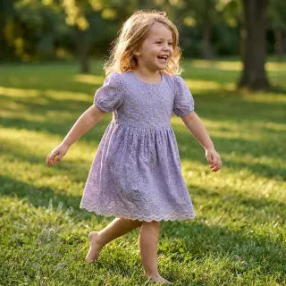 Pamuk EMBROIDERY Rosemary lilac