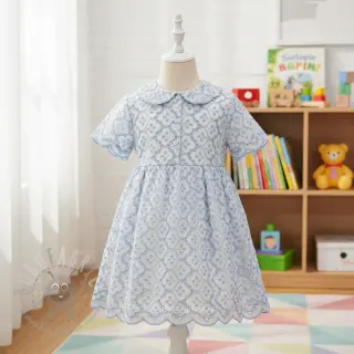 Pamuk EMBROIDERY Lilian blue