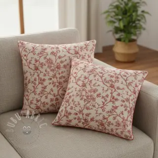 Dekorativna tkanina Linenlook Meredith rouge