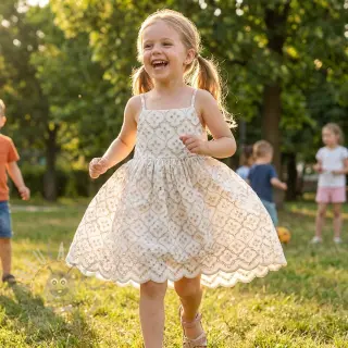 Pamuk EMBROIDERY Lilian natural