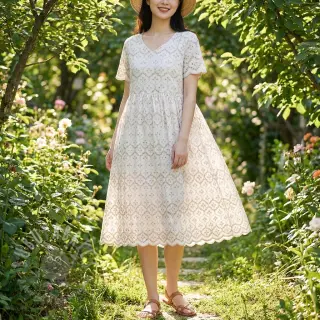 Pamuk EMBROIDERY Lilian natural