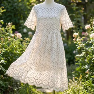 Pamuk EMBROIDERY Lilian natural