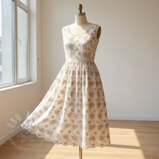 Pamuk EMBROIDERY Lilian ecru