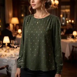 Viskoza LUREX dark green