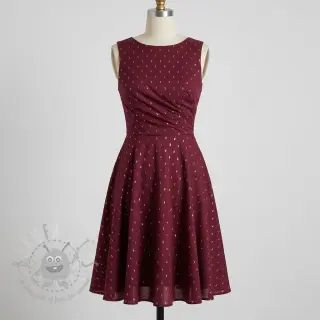 Viskoza LUREX burgundy