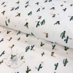 Jersey Safari off white digital print