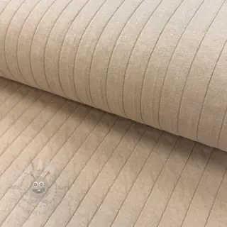 Jersey QUILT Stripe sand