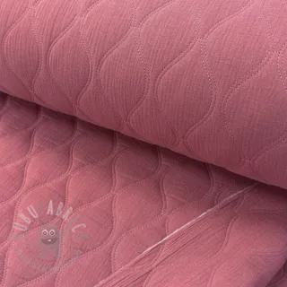 Tetra Tkanina/Muslin QUILT Wave mauve