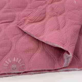 Tetra Tkanina/Muslin QUILT Wave mauve