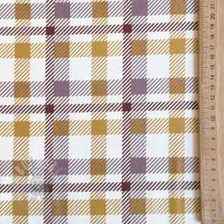 Pamuk FLANNEL Checks and checks ochre