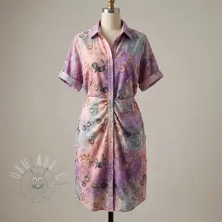 Perivi baršun pliš TIE DYE 21W Catchy design B