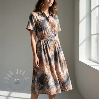 Perivi baršun pliš TIE DYE 21W Dandy design B