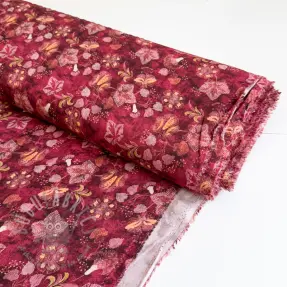 Viskoza RAYON POPLIN Dark barrock design C